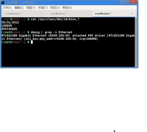 linux 查看网卡硬件